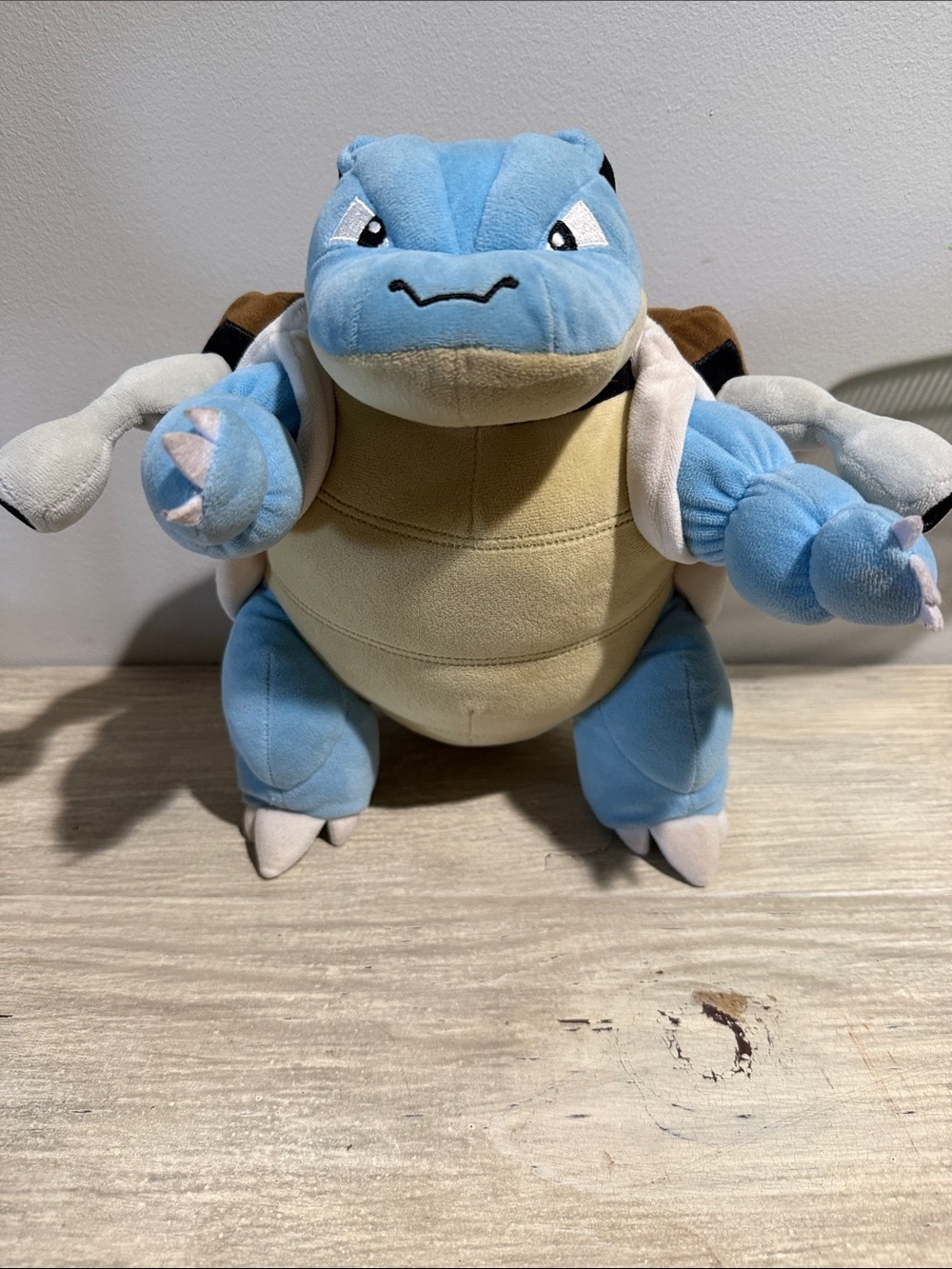 Pokemon Blue and Cream Blastoise Plush Stuffed Toy
